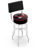 Eastern Washington U Double-Ring Back Bar Stool