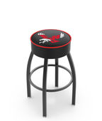 Holland Eastern Washington U Blk/Chrome Bar Stool