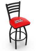 Louisiana-Lafayette Ladder Swivel Bar Stool