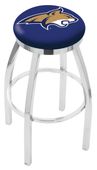 Holland Montana St Univ Flat Ring Chrome Bar Stool