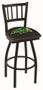 North Dakota St Uni Jailhouse Swivel Bar Stool Blk