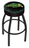 North Dakota St Uni Black or Chrome Bar Stool Blk