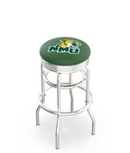 Northern Michigan Uni Ribbed Double-Ring Bar Stool
