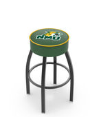 Northern Michigan Univ Black/Chrome Bar Stool