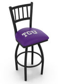 Texas Christian U Jailhouse Swivel Bar Stool