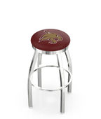 Holland Texas State Uni Flat Ring Chrome Bar Stool