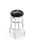 Wright State Univ Ribbed Double-Ring Bar Stool
