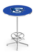 Holland Creighton University Chrome Pub Table