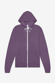 Bella+Canvas Poly-Cotton Fleece Full-Zip Hoodie HEATHER TEAM PURPLE Primary