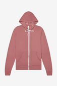 Bella+Canvas Poly-Cotton Fleece Full-Zip Hoodie HEATHER MAUVE Primary