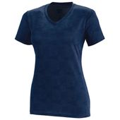 Womens "Printed Material" V-Neck T-Shirt 
