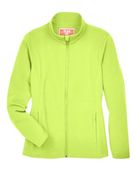 Team 365 Ladies Leader Soft Shell Jacket SAFETY YELLOW Pocket