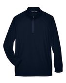 Devon & Jones Mens Stretch Tech-Shell 1/4 Jacket NAVY Pocket