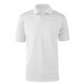 Zorrel Mens Rockhurst Syntrel Jacquard Polo Shirt WHITE Pocket