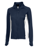 Boxercraft Women/Girls Full Zip Studio Jackets NAVY WHITE Pocket