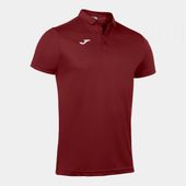 Joma Hobby Short Sleeve Polo Shirt BURGUNDY Pocket