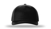 Richardson 112FP Five Panel Trucker BLACK Front