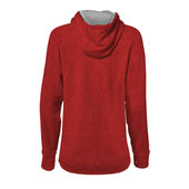 Badger Womens Fit Flex French Terry Zip Hoodie RED Back