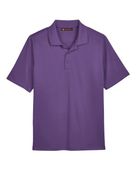 Harriton Men's Advantage Snag Protection Plus Polo TEAM PURPLE Pocket