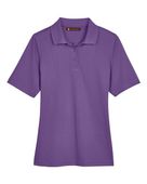 Harriton Lady Advantage Snag Protection Plus Polo TEAM PURPLE Pocket