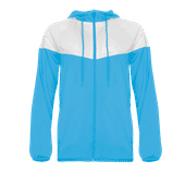 Badger Womens Sprint Outer Core Jacket COLUMBIA BLUE / WHITE Pocket