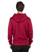 Threadfast Unisex Ultimate Full-Zip Hooded Jacket BURGUNDY Back