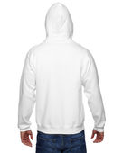 Jerzees Adult Super Sweats NuBlend Zip Jacket WHITE Back