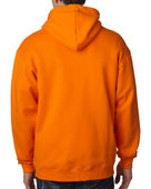 Bayside Adult 80/20 Full Zip Jacket BA900 BRIGHT ORANGE Back