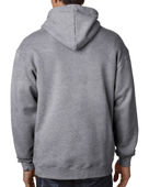 Bayside Adult 80/20 Full Zip Jacket BA900 DARK ASH Back