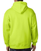 Bayside Adult 80/20 Full Zip Jacket BA900 LIME GREEN Back