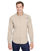 Columbia Men's Tamiami II Long-Sleeve Shirt 7253 FOSSIL Pocket