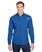 Columbia Men's Tamiami II Long-Sleeve Shirt 7253 VIVID BLUE Pocket