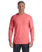 Comfort Colors Adult Heavyweight RS Long-Sleeve Pocket T-Shirt C4410 WATERMELON Pocket