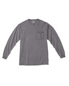 Comfort Colors Adult Heavyweight RS Long-Sleeve Pocket T-Shirt C4410 GRAPHITE Pocket