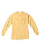 Comfort Colors Adult Heavyweight RS Long-Sleeve Pocket T-Shirt C4410 BUTTER Pocket