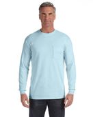 Comfort Colors Adult Heavyweight RS Long-Sleeve Pocket T-Shirt C4410 CHAMBRAY Pocket
