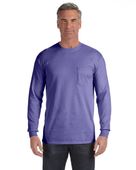 Comfort Colors Adult Heavyweight RS Long-Sleeve Pocket T-Shirt C4410 VIOLET Pocket