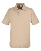 Core 365 Men's Fusion ChromaSoft Pique Polo CE112 STONE Pocket