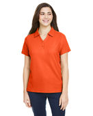 Core 365 Ladies' Fusion ChromaSoft Pique Polo CE112W CAMPUS ORANGE Pocket