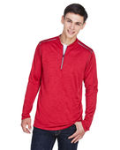 Core 365 Men's Kinetic Performance Quarter-Zip CE401 CLASSC RED/ CRBN Pocket