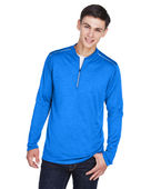 Core 365 Men's Kinetic Performance Quarter-Zip CE401 TRU ROYAL/ CRBN Pocket
