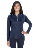 Core 365 Ladies' Kinetic Performance Quarter-Zip CE401W CLASSC NVY/ CRBN Pocket