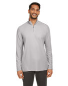 Core 365 Men's Fusion ChromaSoft Pique Quarter-Zip CE405 PLATINUM Pocket