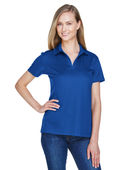 Devon & Jones CrownLux Performance Ladies' Plaited Polo DG20W TRUE ROYAL Pocket