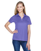 Devon & Jones CrownLux Performance Ladies' Plaited Polo DG20W GRAPE Pocket