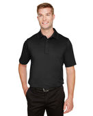 Devon & Jones CrownLux Performance Men's Range Flex Polo DG21 BLACK Pocket