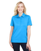 Devon & Jones CrownLux Performance Ladies' Range Flex Polo DG21W OCEAN BLUE Pocket