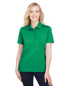 Devon & Jones CrownLux Performance Ladies' Range Flex Polo DG21W KELLY GREEN Pocket