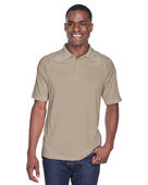 Harriton Adult Tactical Performance Polo M211 DESERT KHAKI Pocket