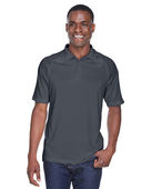 Harriton Adult Tactical Performance Polo M211 DARK CHARCOAL Pocket
